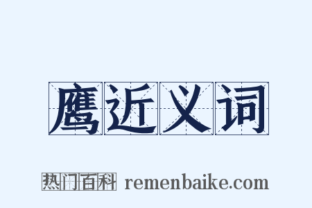 鹰近义词是什么意思的图片